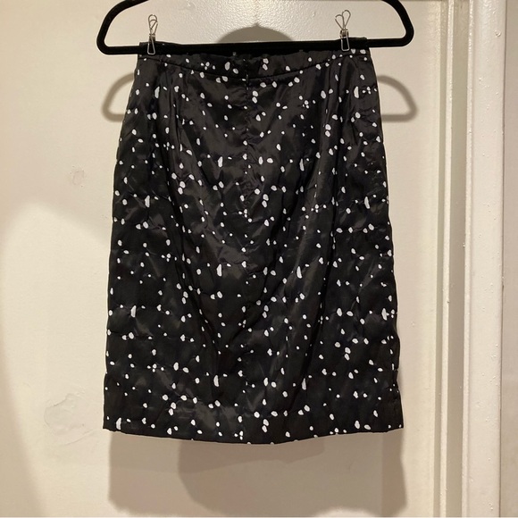 Jil Sander Textured Abstract Polka Dot Pencil Skirt Designer - Picture 4 of 13